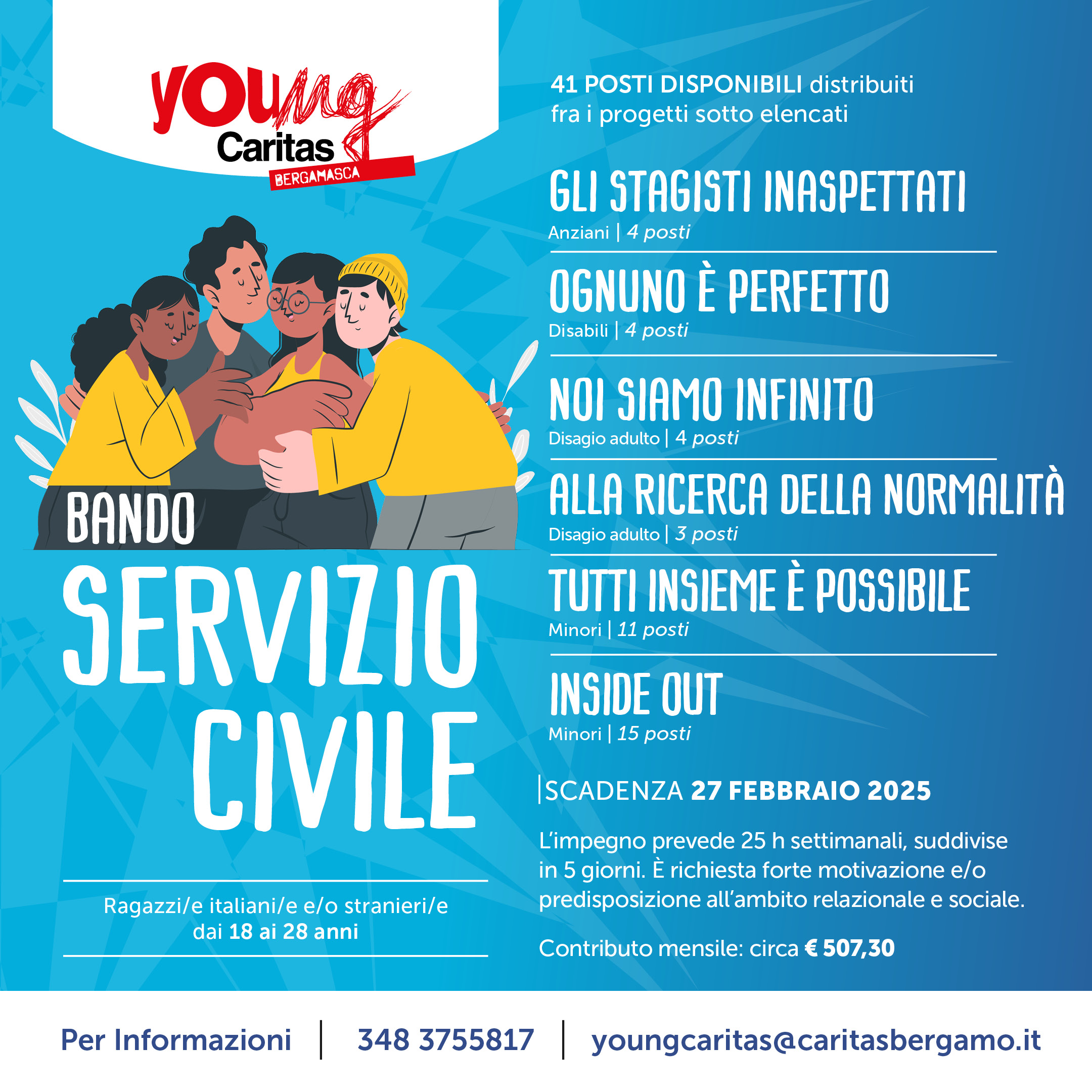 BANDO SERVIZIO CIVILE